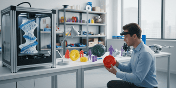 impressora 3D e retrabalho comercial