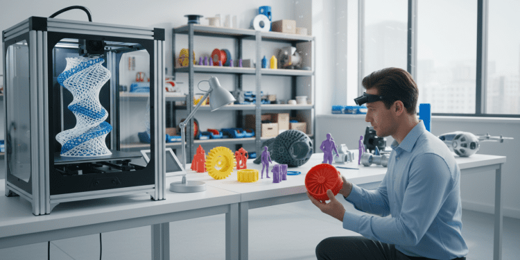 impressora 3D e retrabalho comercial