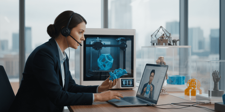 impressora 3D e suporte ao cliente