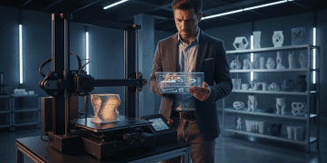 impressora 3D e taxa de falha