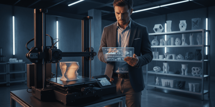 impressora 3D e taxa de falha