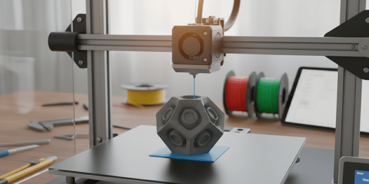 impressora 3D e tempo ocioso