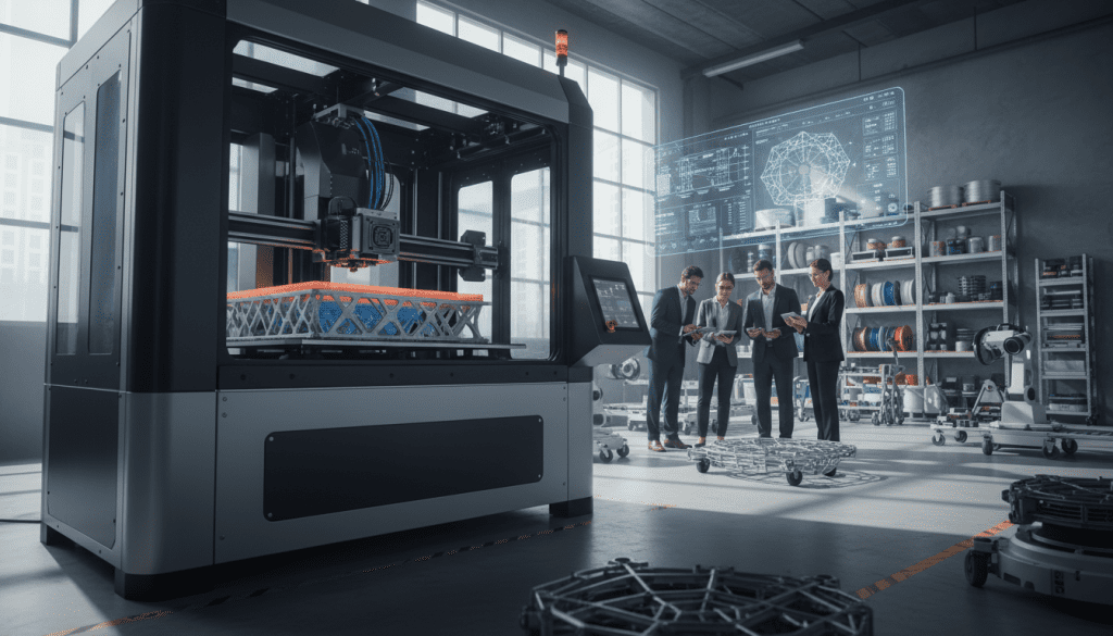 impressora 3D industrial de alta capacidade