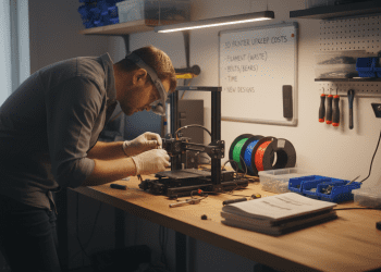 impressora 3D usada e custo oculto