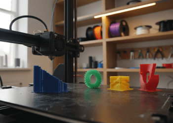 impressora 3D usada e precisão