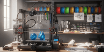 impressora 3D usada e reaplicação