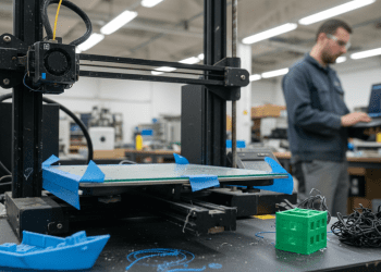 impressora 3D usada e repetibilidade