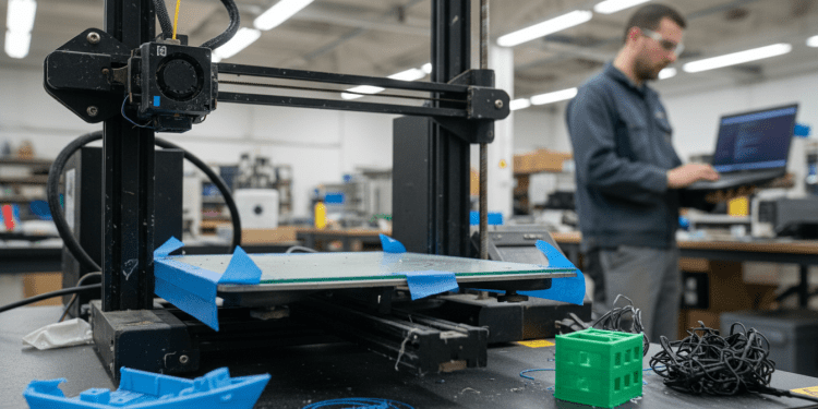 impressora 3D usada e repetibilidade