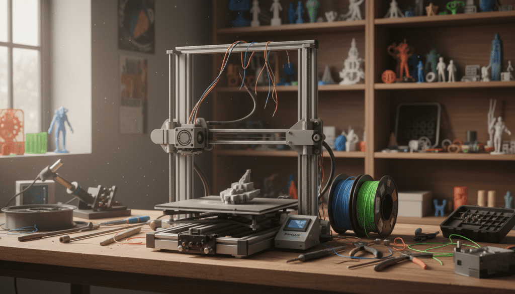 impressora 3D usada ruídos impressora 3D usada ruídos