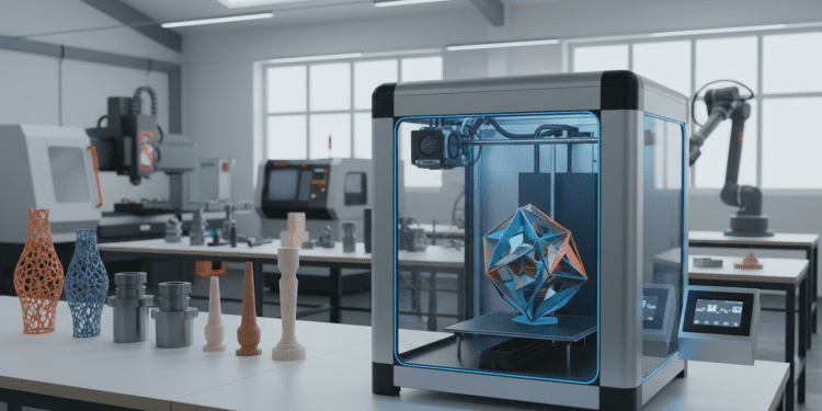 impressora 3D vs usinagem