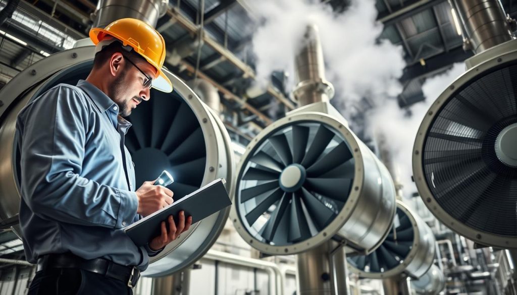 inspeção técnica de ventiladores