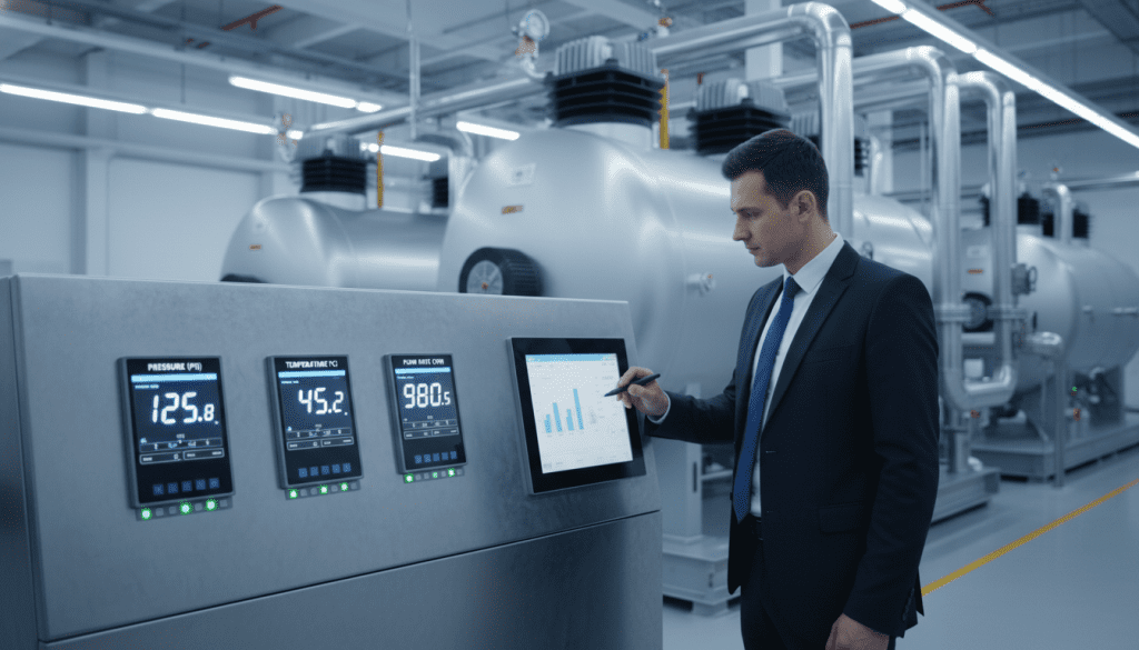 instrumentação em compressores de ar