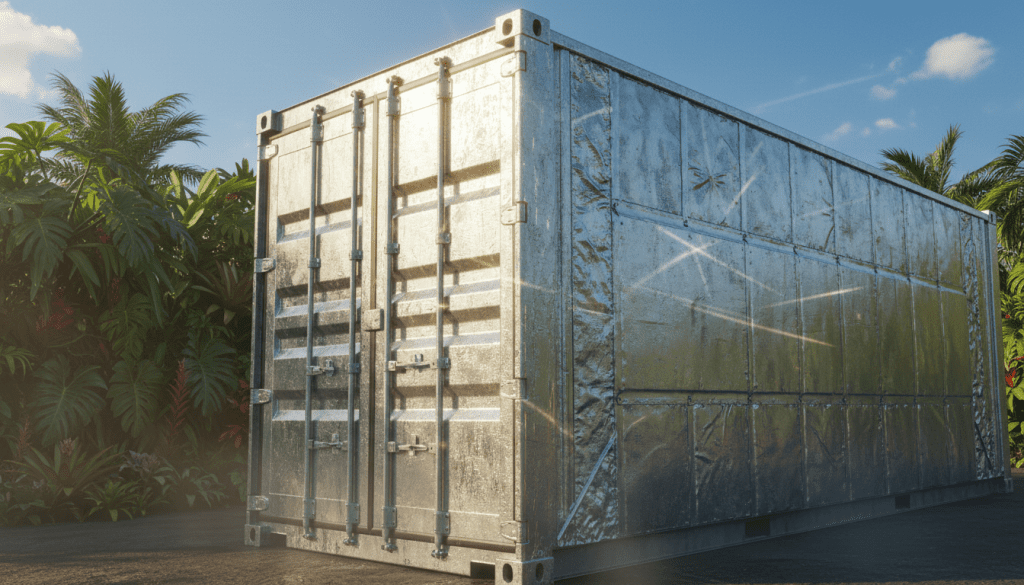 isolamento térmico para containers