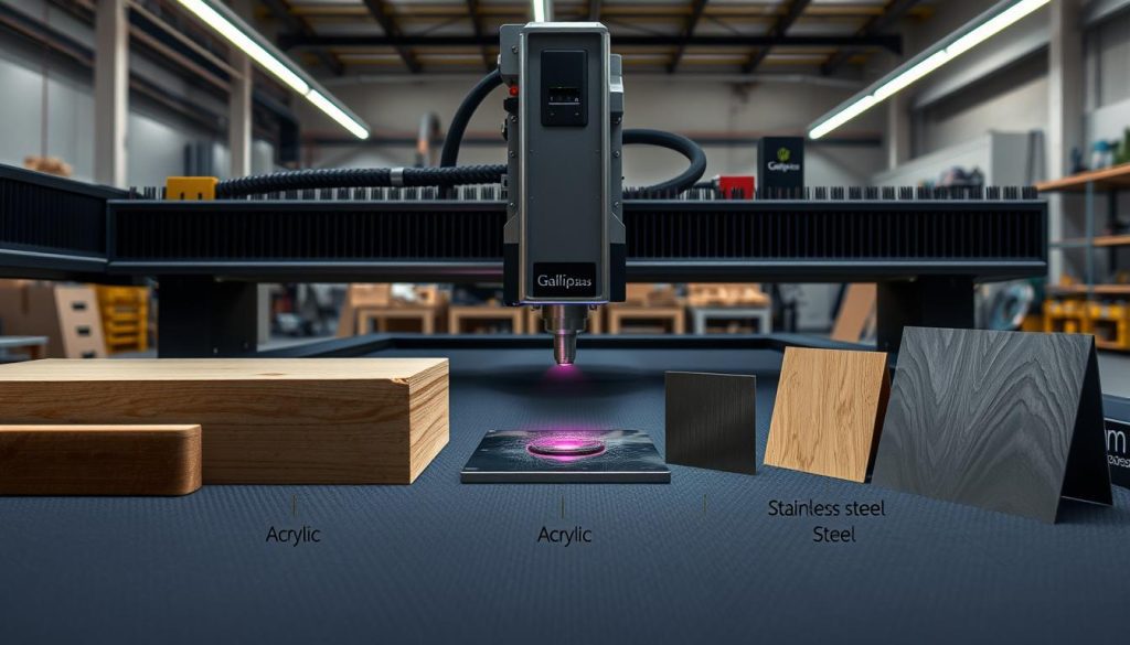 limitações da máquina a laser