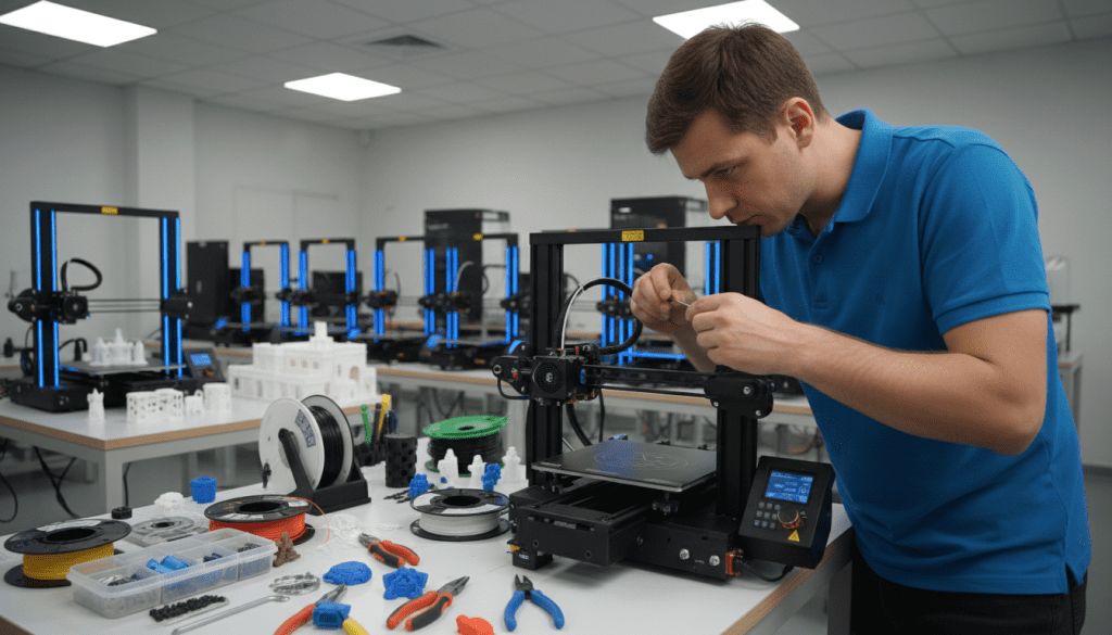 manutenção de impressoras 3D