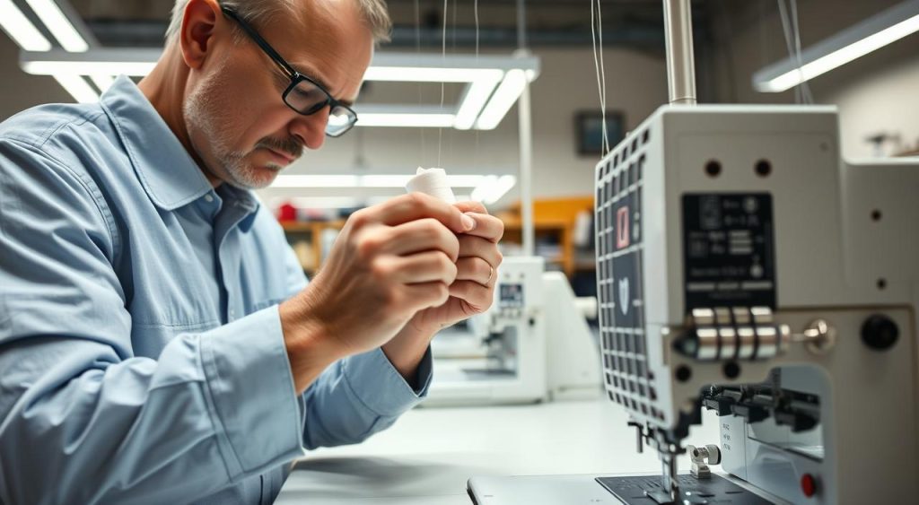 manutenção de máquina overlock