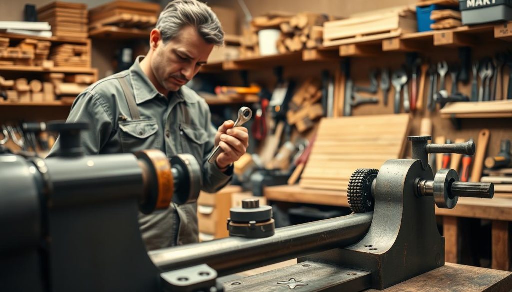 manutenção de torno