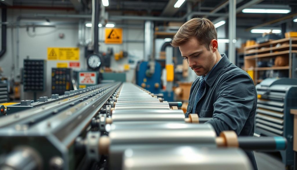 manutenção preventiva calandra industrial
