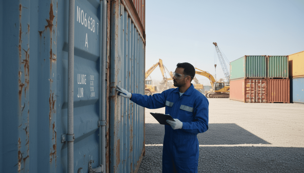 manutenção preventiva container usado
