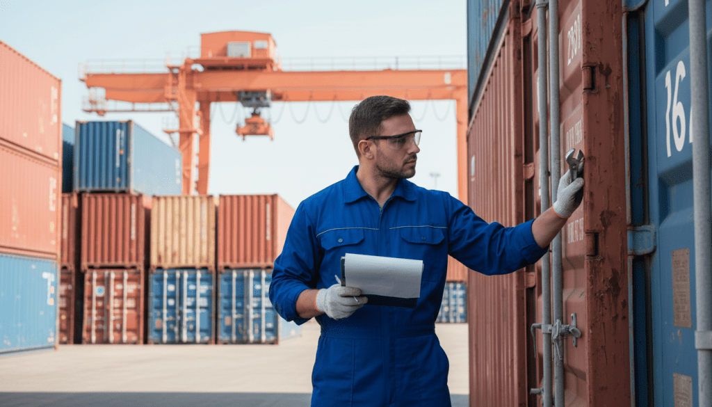 manutenção preventiva de containers