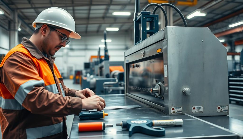 manutenção preventiva guilhotina industrial