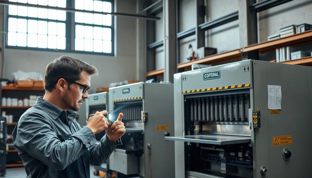 manutenção preventiva guilhotinas industriais