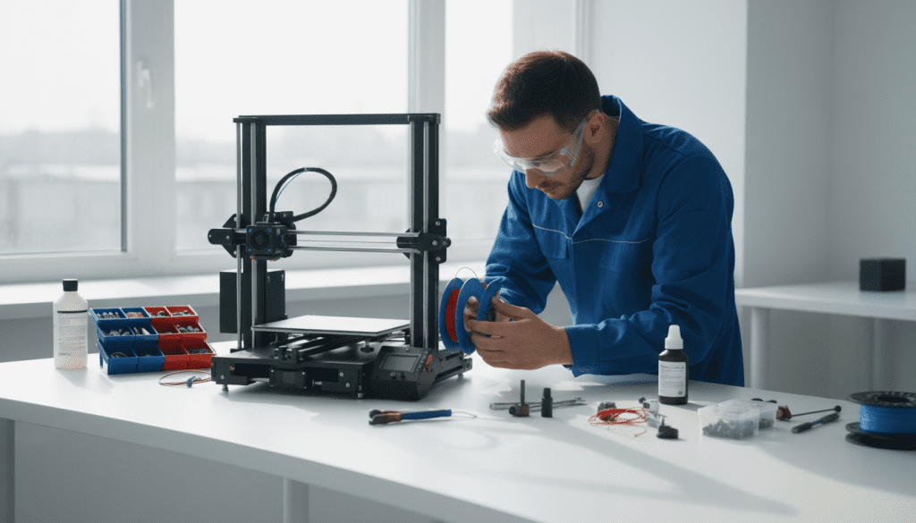 manutenção preventiva impressora 3D