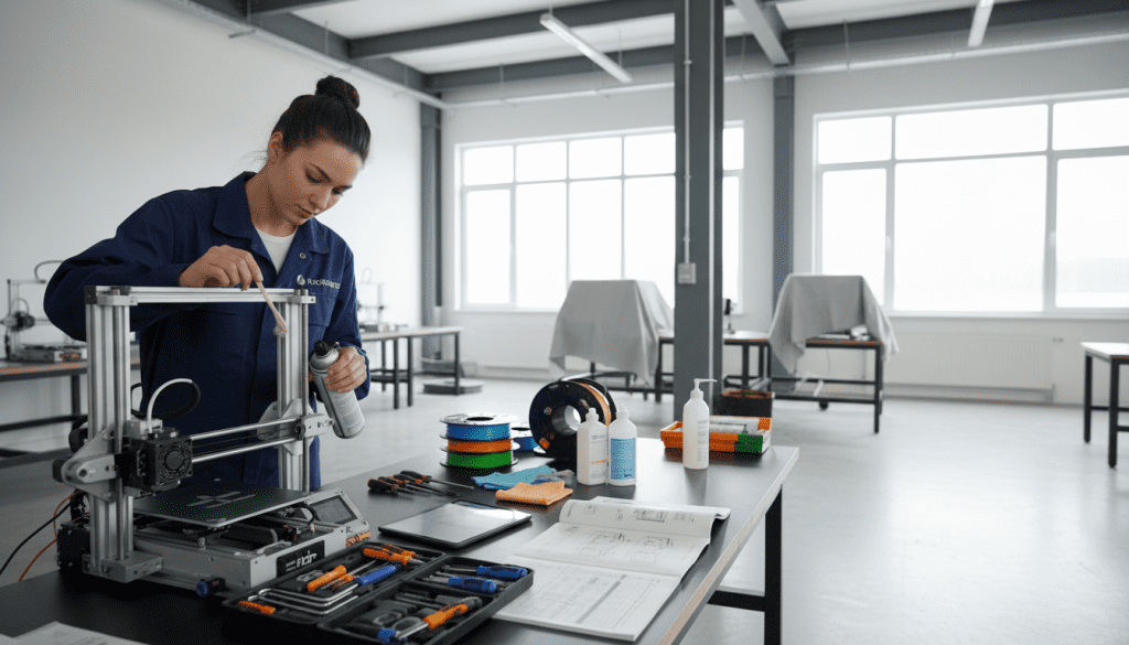 manutenção preventiva impressora 3D