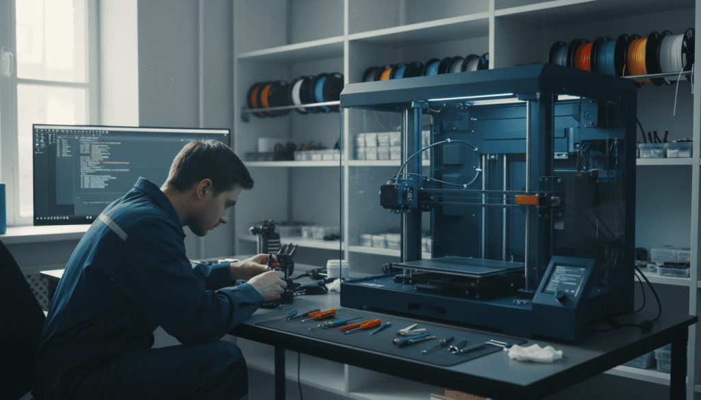 manutenção preventiva impressora 3D