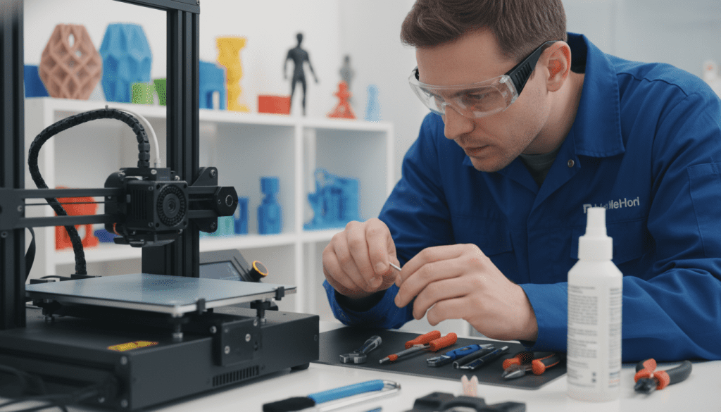 manutenção preventiva impressora 3D