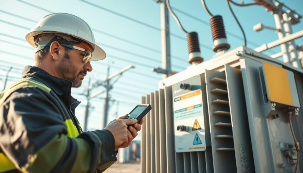 manutenção preventiva transformador elétrico