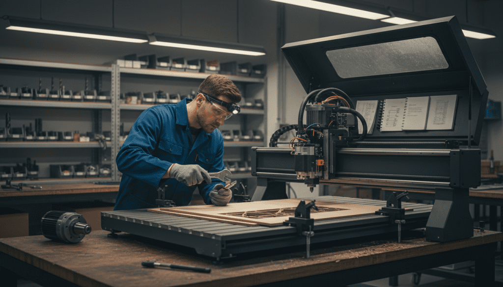 manutenção router CNC