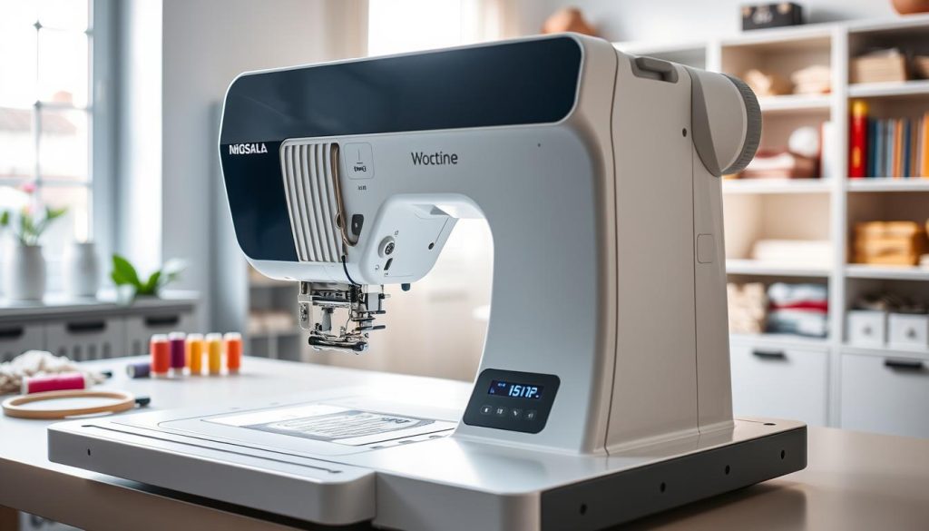 máquina de bordar com base anti-vibração máquina de bordar com base anti-vibração