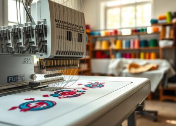 máquina de bordar e estabilidade