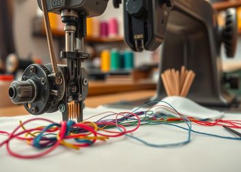 máquina de bordar usada e sincronismo