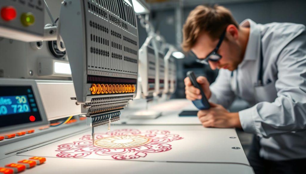 máquina de bordar vibração diagnóstico máquina de bordar vibração diagnóstico