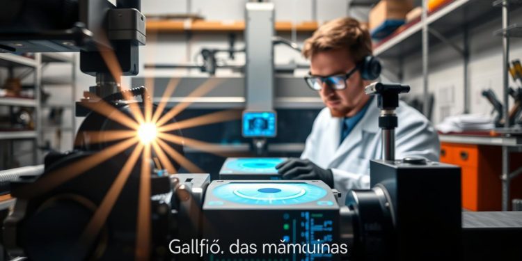 máquina de corte a laser alinhamento óptico