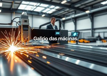 máquina de corte a laser automação