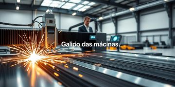 máquina de corte a laser automação