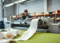 máquina de corte de tecido e variação de material