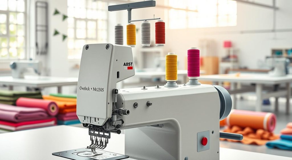 máquina de costura overlock