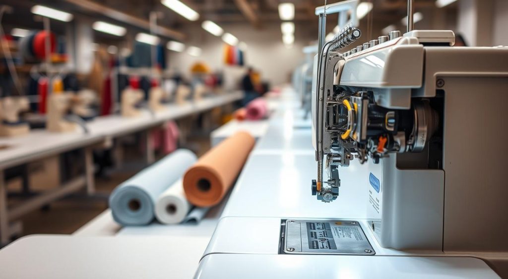 máquina de costura overlock