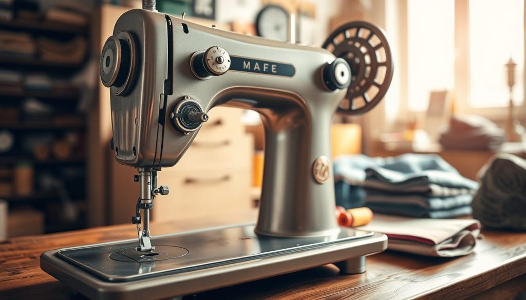 máquina de costura usada em bom estado