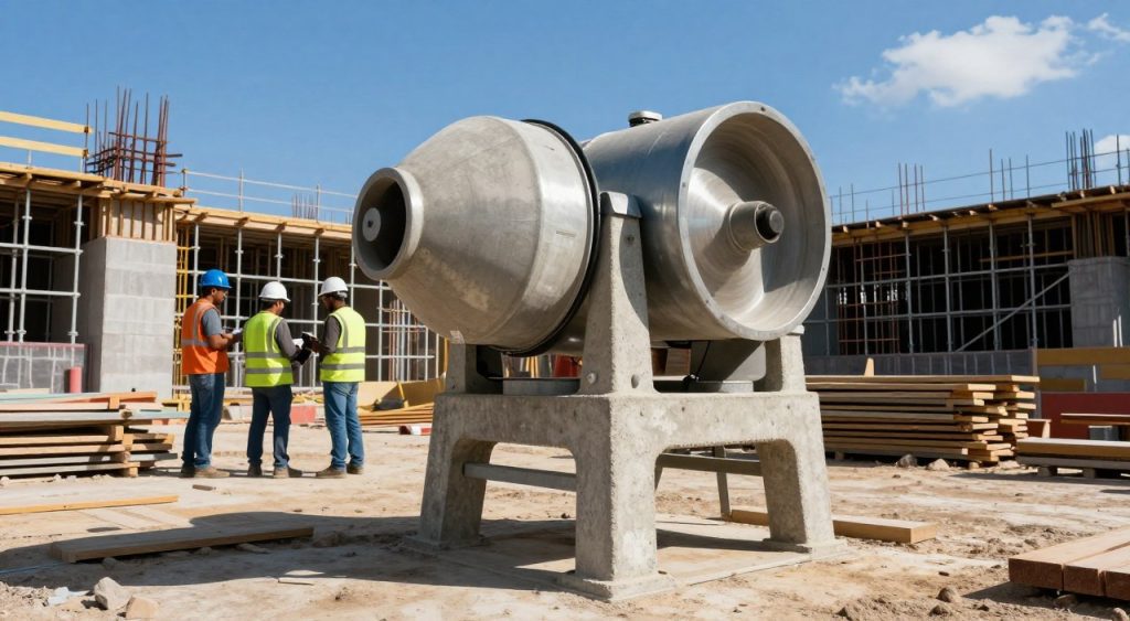 máquina de mistura de concreto