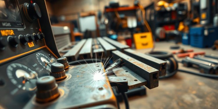 máquina de solda usada e consistência