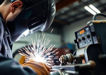 máquina de solda usada e soldagem de precisão