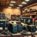 máquina de solda usada em oficinas