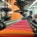 máquina de tear e processo têxtil
