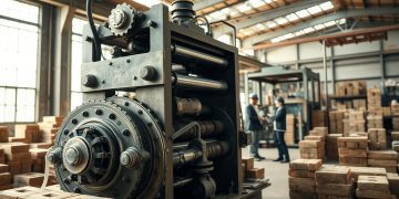 máquina de tijolo e crescimento do negócio