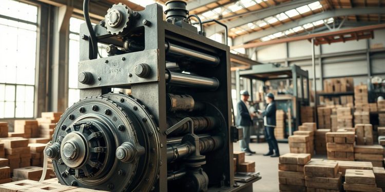 máquina de tijolo e crescimento do negócio